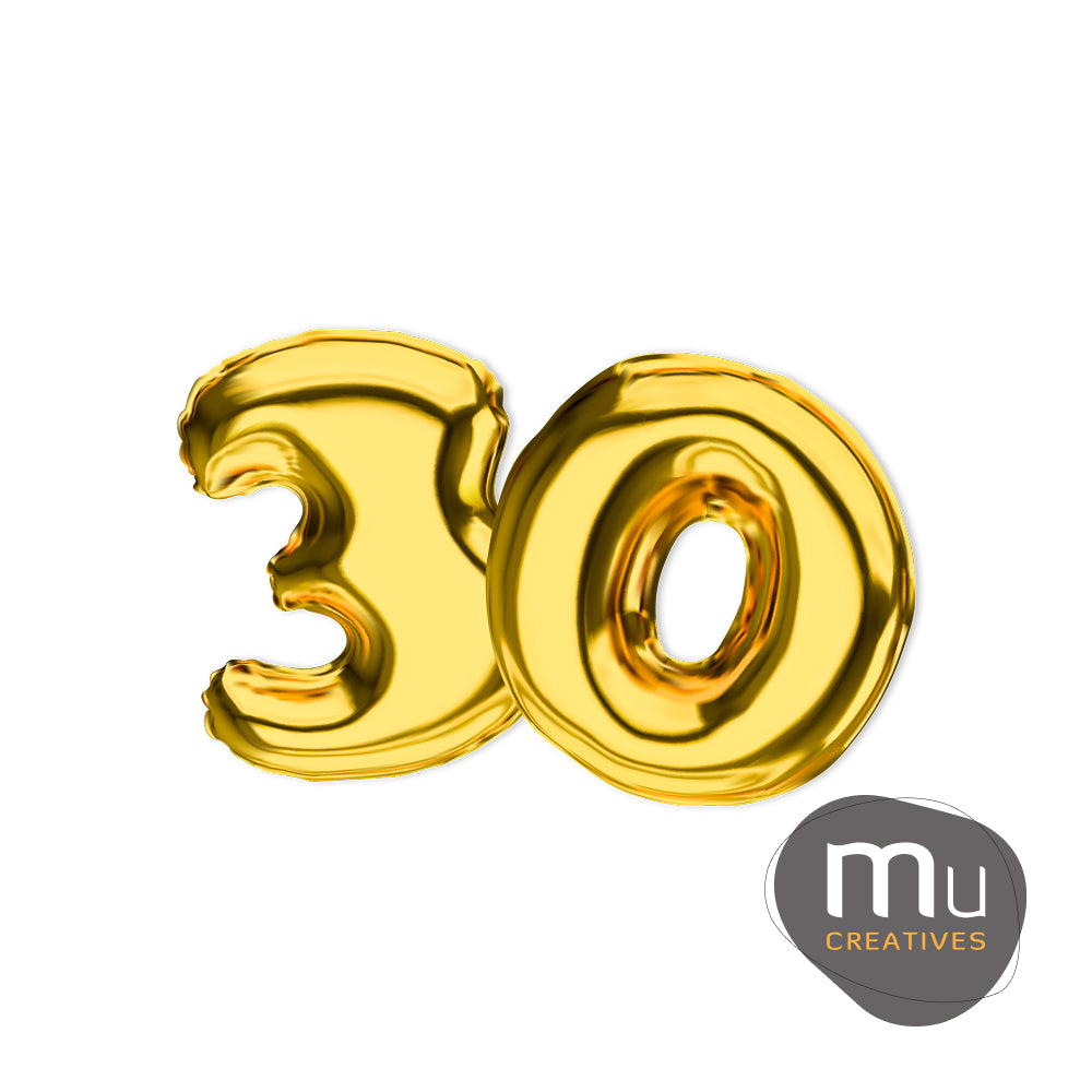 Custom Gold and Black Birthday Hat Cupcake Toppers